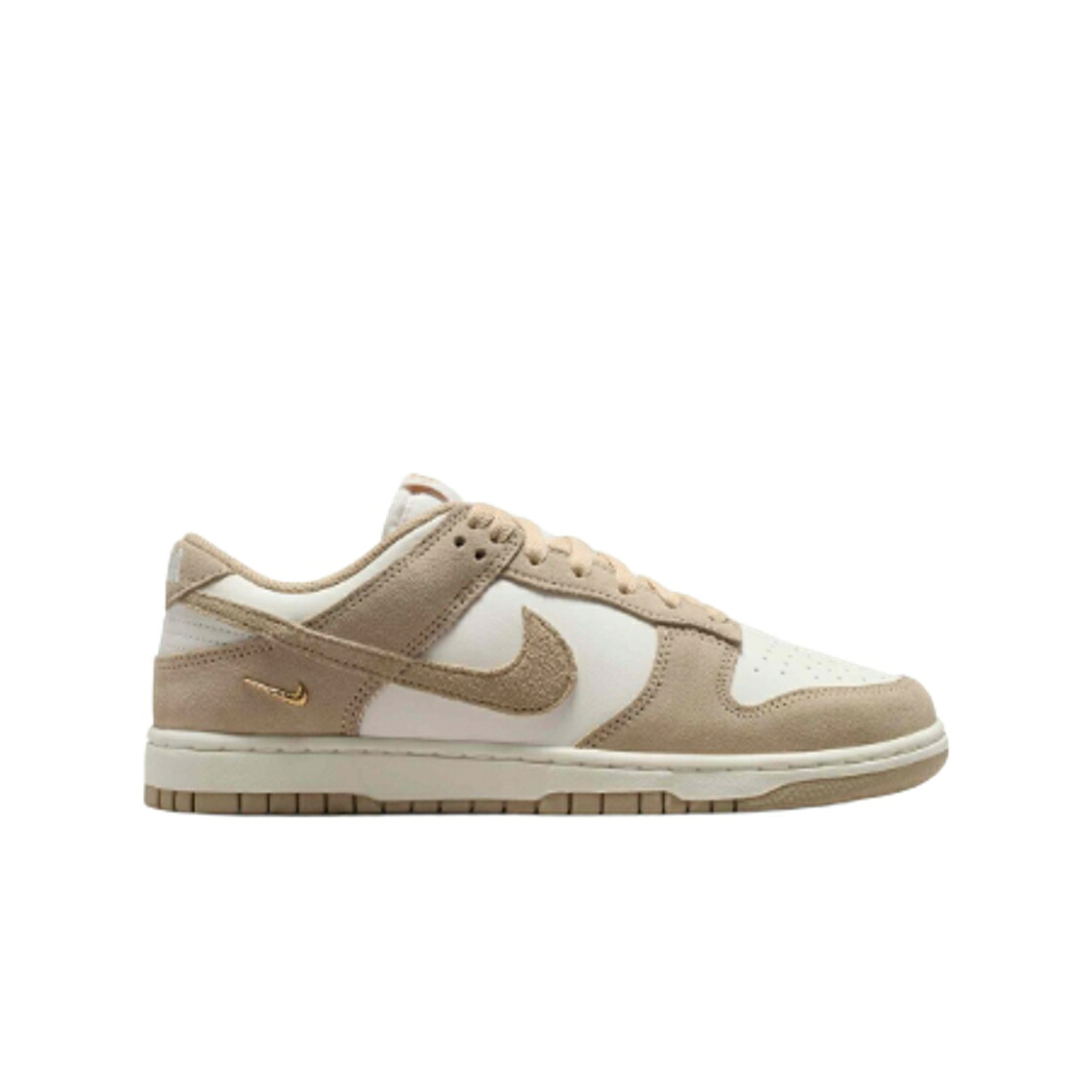 ナイキ ダンク 白いこと 白いこと ゴールド ダンクロー スニーカー レディース NIKE (W) DUNK LOW SAIL WHITE / SAIL WHITE METALLIC GOLD LINEN