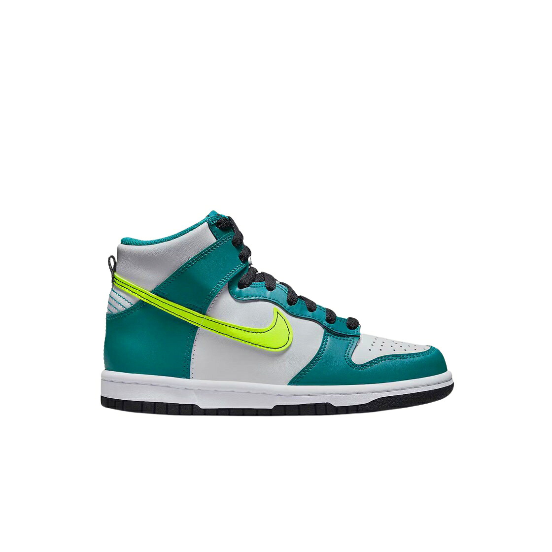ナイキ ダンク 御機嫌 白いこと 白いこと 黒いこと 黒いこと ダンクハイ お坊っちゃん キッズ NIKE (GS) DUNK HIGH BRIGHT SPRUCE VOLT / WHITE BRIGHT SPRUCE BLACK VOLT もの言う花 マタニティ スニーカー