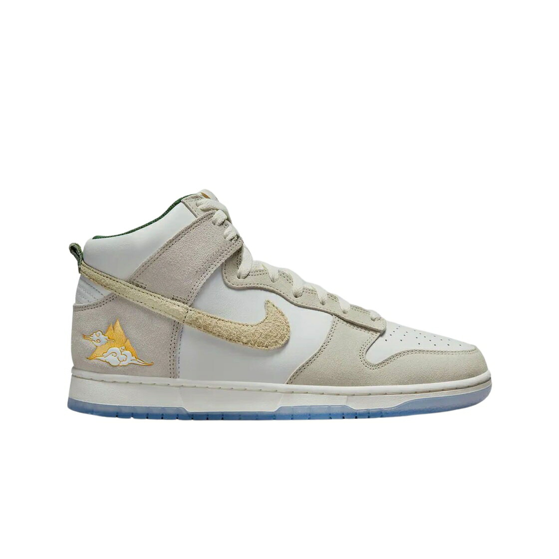 ナイキ ダンク ハイ プレミアム ゴールド 白色 ホワイト ダンクハイ スニーカー メンズ NIKE DUNK HIGH PREMIUM GOLD MOUNTAIN / SUMMIT WHITE DESERT ORE LIGHT