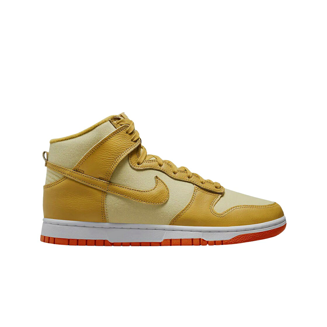 ナイキ ダンク 御機嫌 ウィート ゴールド 橙 オレンジ色 野球クラブ ダンクハイ スニーカー メンズ NIKE DUNK HIGH RETRO WHEAT GOLD AND SAFETY ORANGE / TEAM GOLD WHEAT GOLD