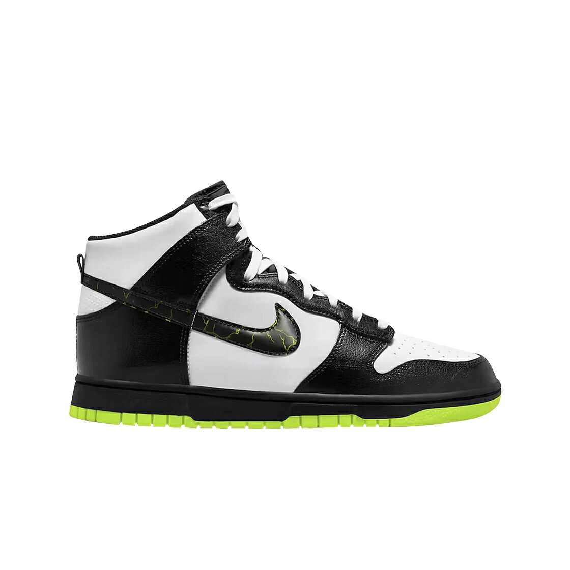 ナイキ ダンク ご機嫌 黒いこと 黒いこと 白いこと 白いこと ダンクハイ スニーカー メンズ NIKE DUNK HIGH BLACK VOLT / WHITE BLACK VOLT
