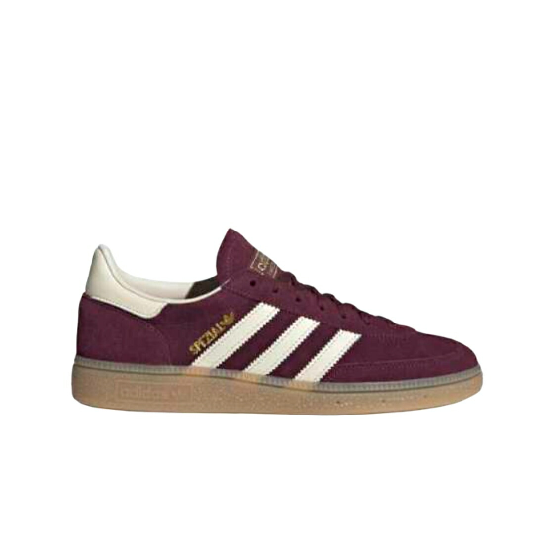 アディダス ハンドボール スペシアル マルーン クリーム 白色 ホワイト ゴールド スニーカー レディース ADIDAS (W) HANDBALL SPEZIAL MAROON CREAM WHITE / MAROON CREAM WHITE GOLD METALLIC