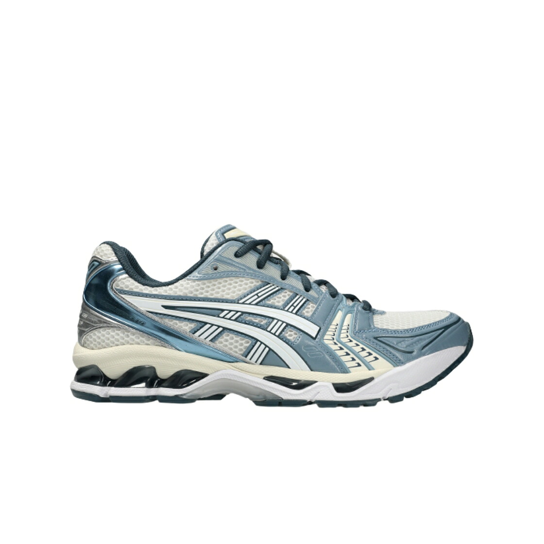 アシックス クリーム 藍色 インディゴ スニーカー メンズ ASICS GEL-KAYANO 14 CREAM RAW INDIGO / CREAM RAW INDIGO