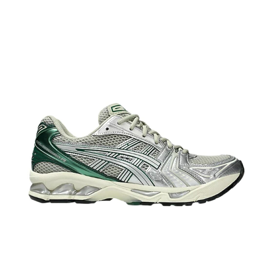 アシックス 緑 緑であること 純然たる しろがね色 しろがね色 スニーカー メンズ ASICS GEL-KAYANO 14 DRIED LEAF GREEN PURE SILVER / DRIED LEAF GREEN PURE SILVER