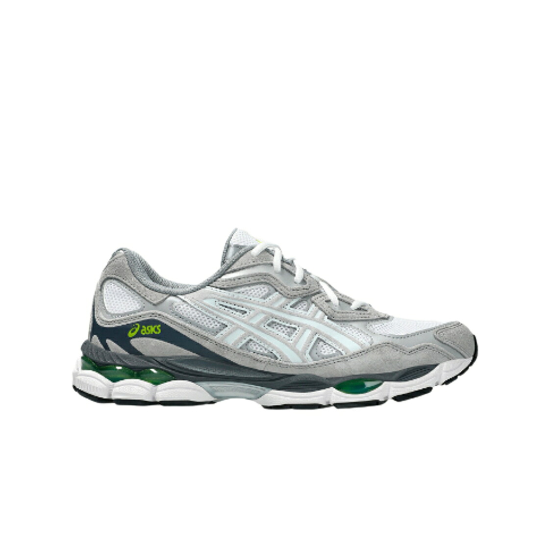 アシックス 白いこと 白いこと 薄墨色 薄墨色 スニーカー メンズ ASICS GEL-NYC WHITE GLACIER GREY / WHITE GLACIER GREY