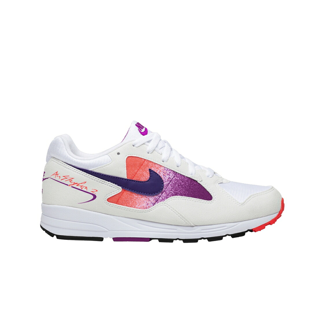 ナイキ 厚地の外套 紫 パープル 白いこと 白いこと 赤 赤いこと スニーカー メンズ NIKE AIR SKYLON 2 COURT PURPLE / WHITE COURT PURPLE SOLAR RED