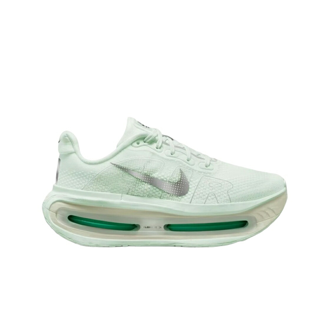 ナイキ 割り増し金 緑 緑であること しろがね色 しろがね色 スニーカー レディース NIKE (W) VOMERO PREMIUM BARELY GREEN METALLIC SILVER / BARELY GREEN METALLIC SILVER