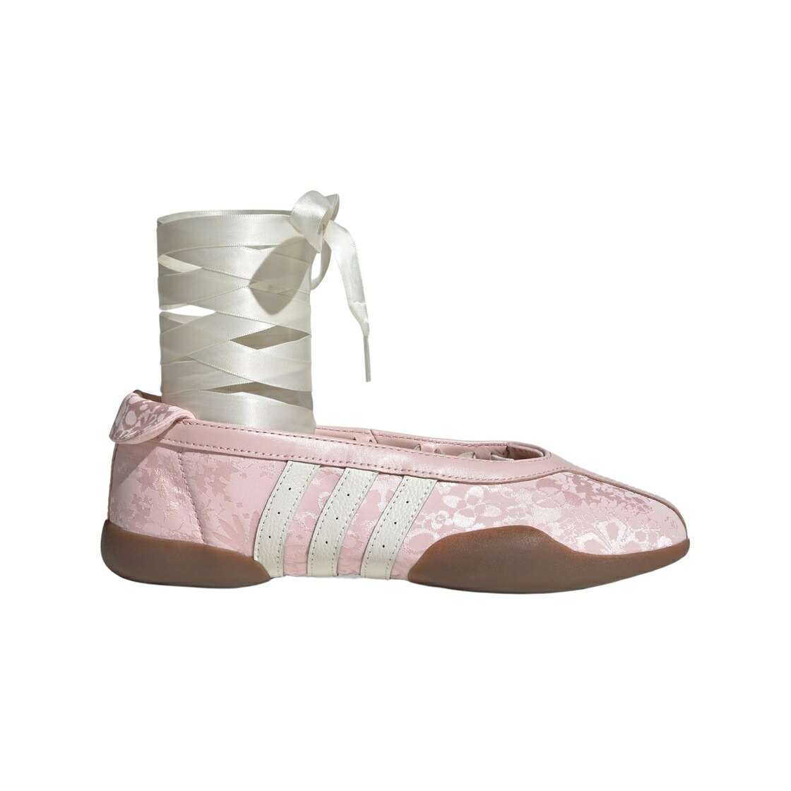 アディダス サテン ピンク 白色 ホワイト スニーカー レディース ADIDAS (W) X LIBERTY LONDON TAEKONDO MEI SATIN JACQUARD SANDY PINK OFF WHITE / SANDY PINK OFF WHITE GUM|スニケス