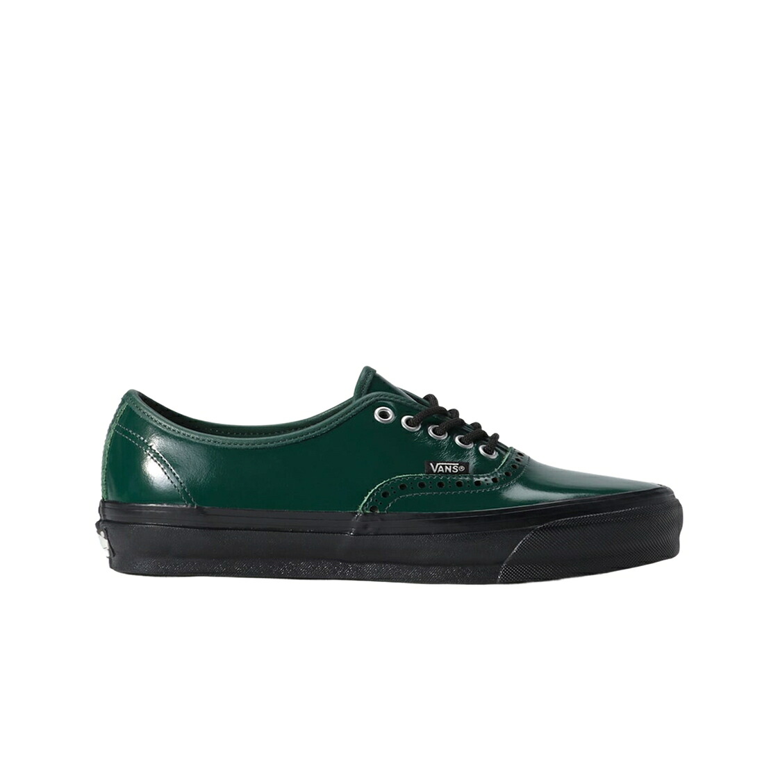 ヴァンズ バンズ オーセンティック なめし革 カーキ スニーカー メンズ VANS AUTHENTIC 44 SIPED VIBRAM GLOSS LEATHER BROGUE KHAKI /