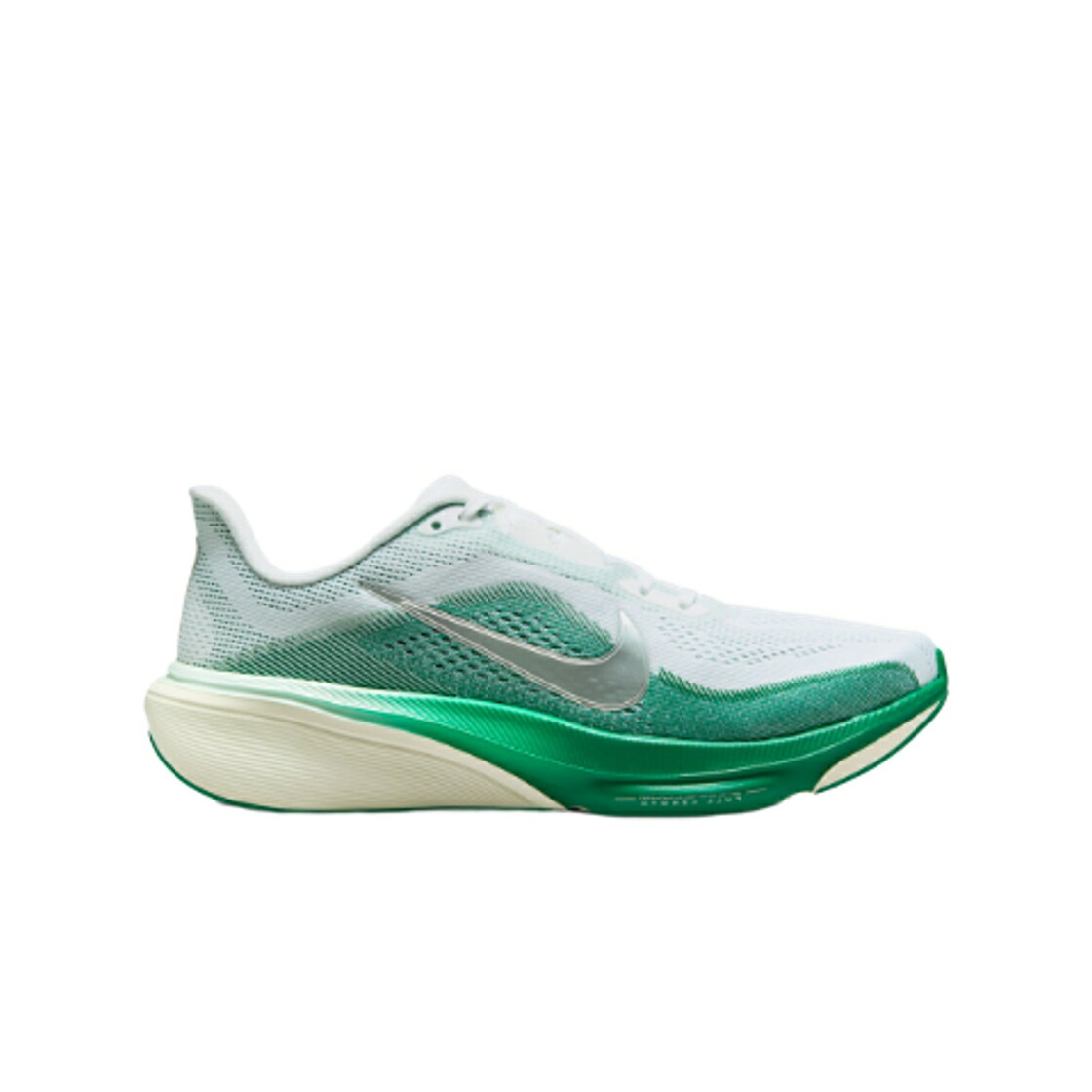 ナイキ ズーム ペガサス 白色 ホワイト 緑 グリーン ズームペガサス スニーカー レディース NIKE (W) AIR ZOOM PEGASUS 42 WHITE MALACHITE / WHITE MALACHITE BARELY GREEN
