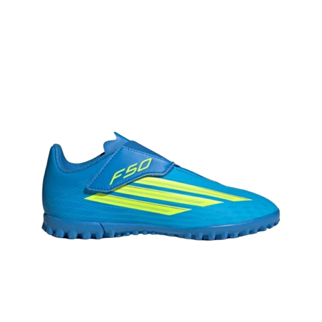アディダス クラブ 青色 ブルー チーム 黄色 イエロー ジュニア キッズ ADIDAS (J) F50 CLUB VEL TF LUCID RAY BLUE TEAM SOLAR YELLOW 2 / LUCID RAY BLUE TEAM SOLAR YELLOW ベビー マタニティ スニーカー|スニケス