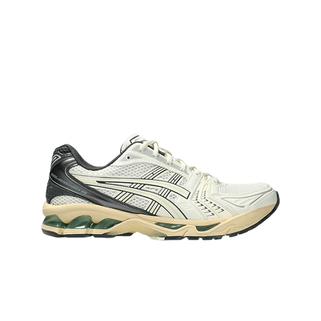 アシックス 皮膚軟化剤 薄墨色 薄墨色 スニーカー メンズ ASICS GEL-KAYANO 14 CREAM OBSIDIAN GREY / CREAM OBSIDIAN GREY