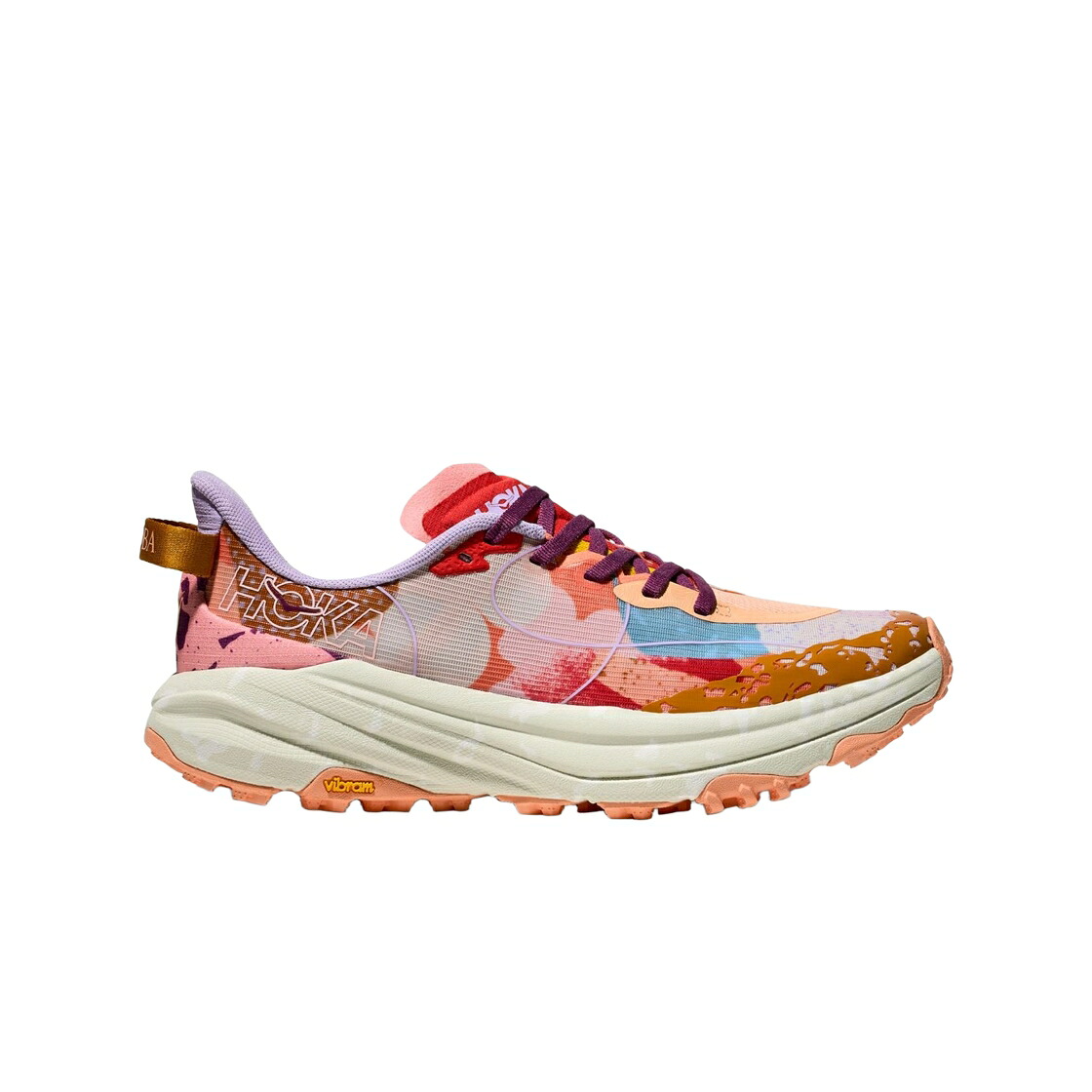 制作室 橙 オレンジ色 緑 緑であること スニーカー メンズ HOKA X STUDIO PROBA SPEEDGOAT 6 CADMIUM ORANGE WHISPERING GREEN / CADMIUM ORANGE WHISPERING GREEN