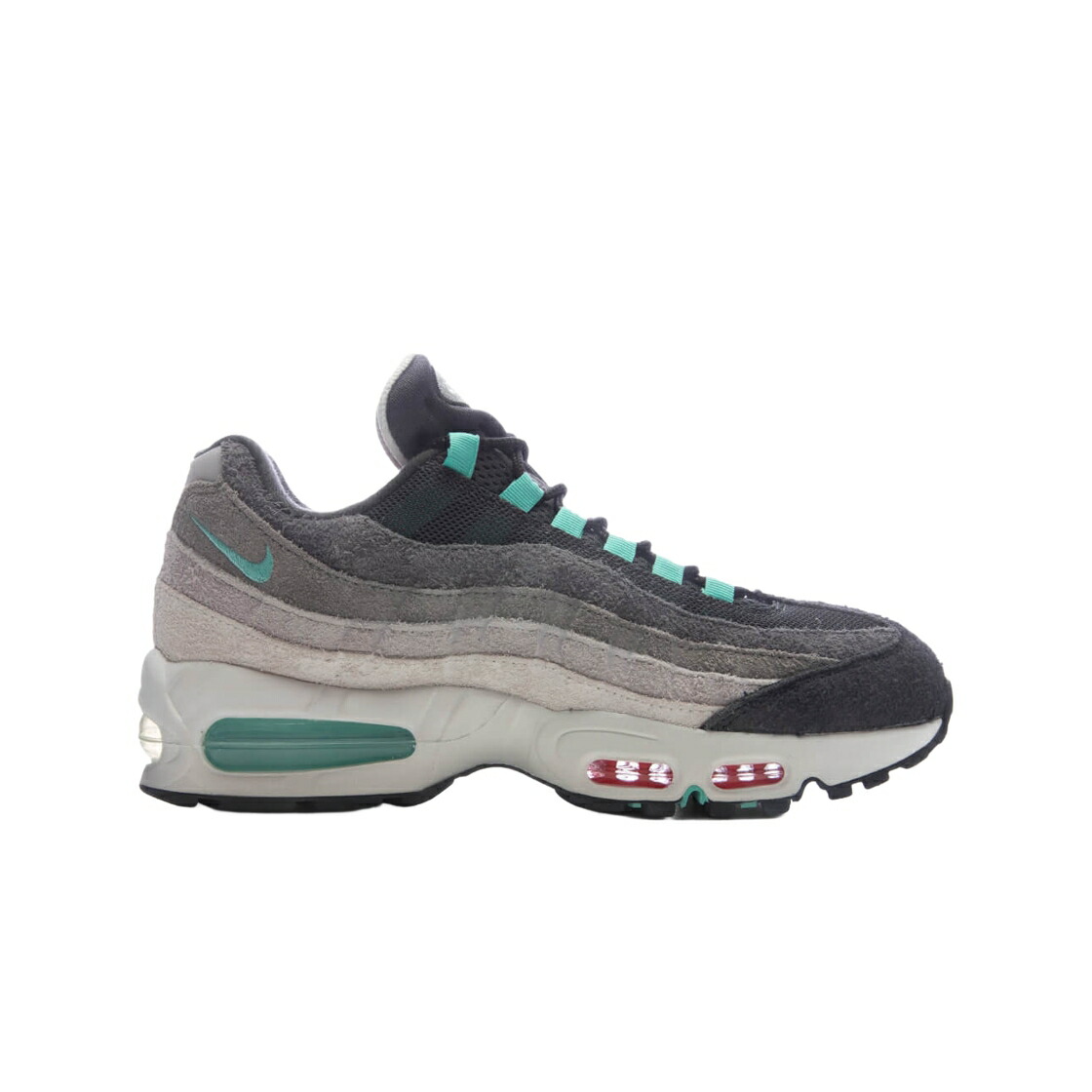 ナイキ マックス バブル 赤 レッド エアマックス スニーカー メンズ NIKE AIR MAX 95 BIG BUBBLE HYPER TURQUOISE VOLT / HYPER TURQUOISE VOLT SOLAR RED