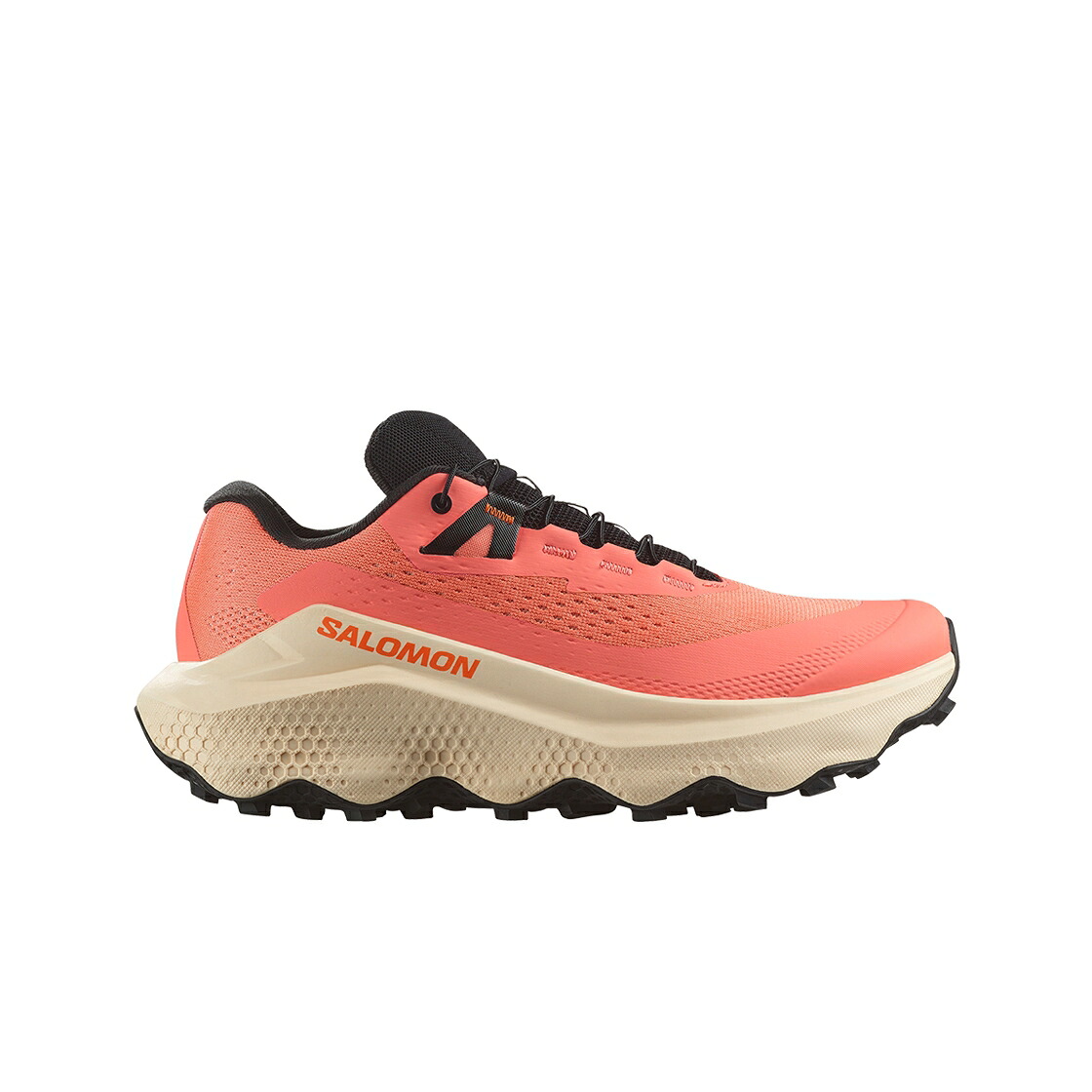 サロモン ウルトラ グライド 核融合反応 黒いこと 黒いこと スニーカー レディース SALOMON (W) ULTRA GLIDE 3 FUSION CORAL TENDER PEACH / FUSION CORAL TENDER PEACH BLACK