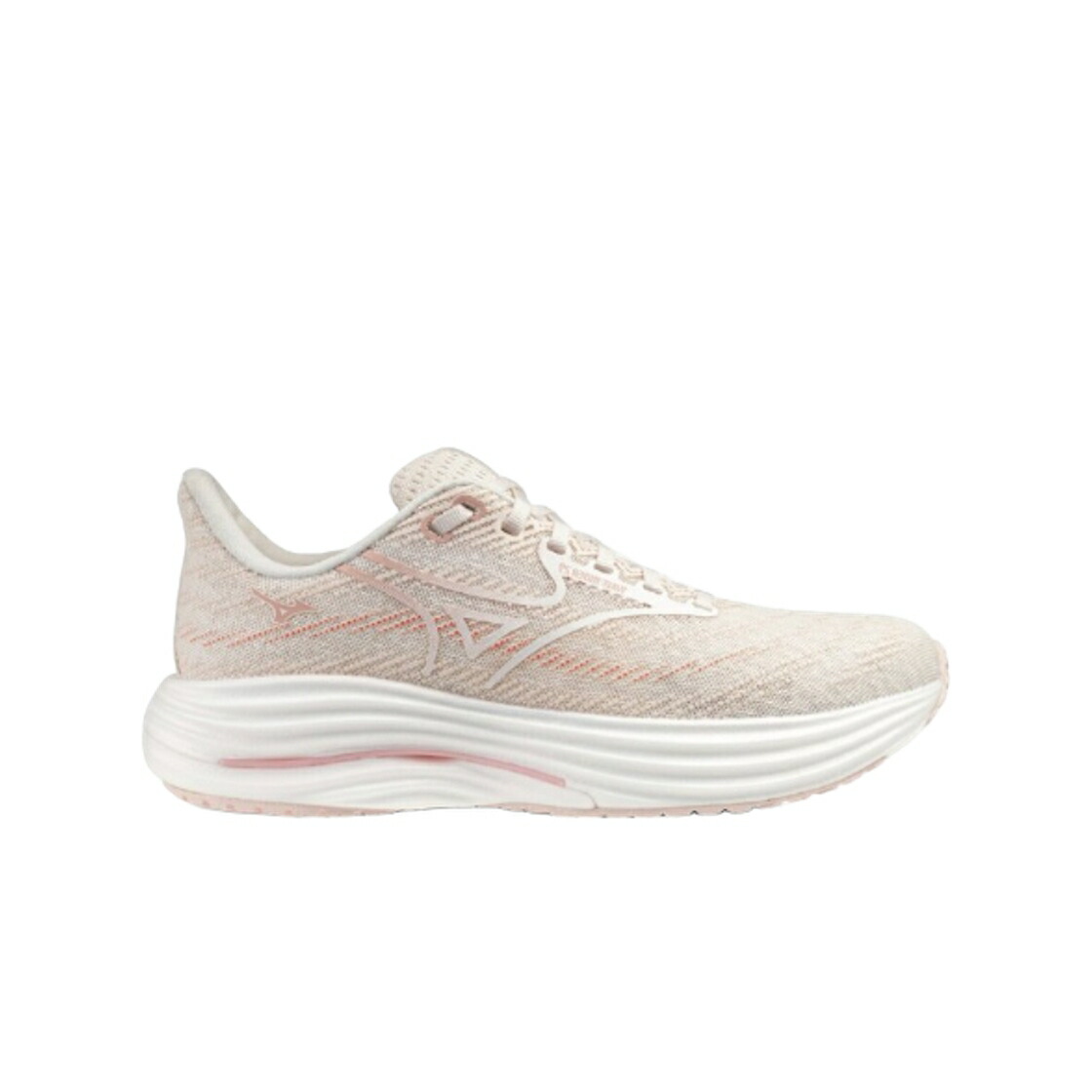 ミズノ 縮くれる ウェイブ さくら色 白いこと 白いこと スニーカー レディース MIZUNO (W) WAVE RIDER 29 LIGHT PINK WHITE - 4E SUPER WIDE / LIGHT PINK WHITE