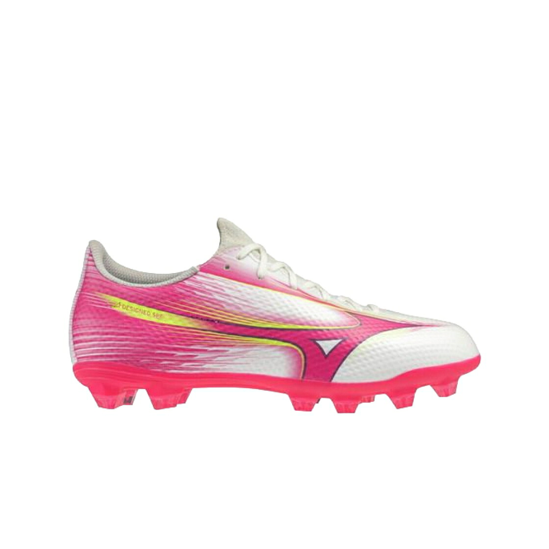 ミズノ アルファ 選りわける 白いこと 白いこと さくら色 お坊っちゃん キッズ MIZUNO (JR) ALPHA III SELECT WHITE PINK / WHITE PINK もの言う花 マタニティ スニーカー