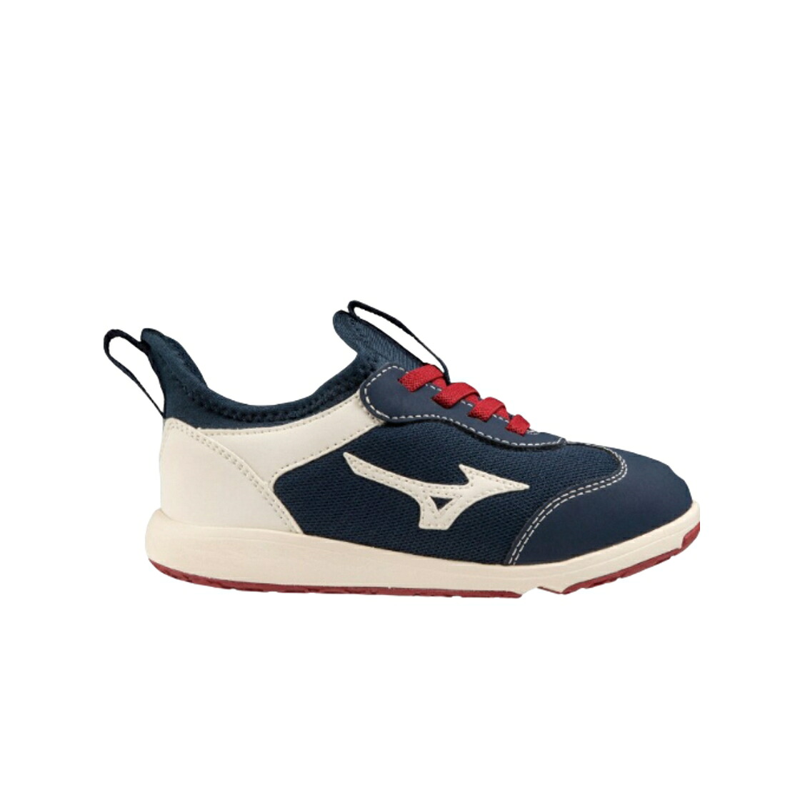 ミズノ スリッポン 紺色 米国海軍 白いこと 白いこと お坊っちゃん キッズ MIZUNO (KIDS) PREMORE SLIP-ON NAVY WHITE / NAVY WHITE もの言う花 マタニティ スニーカー