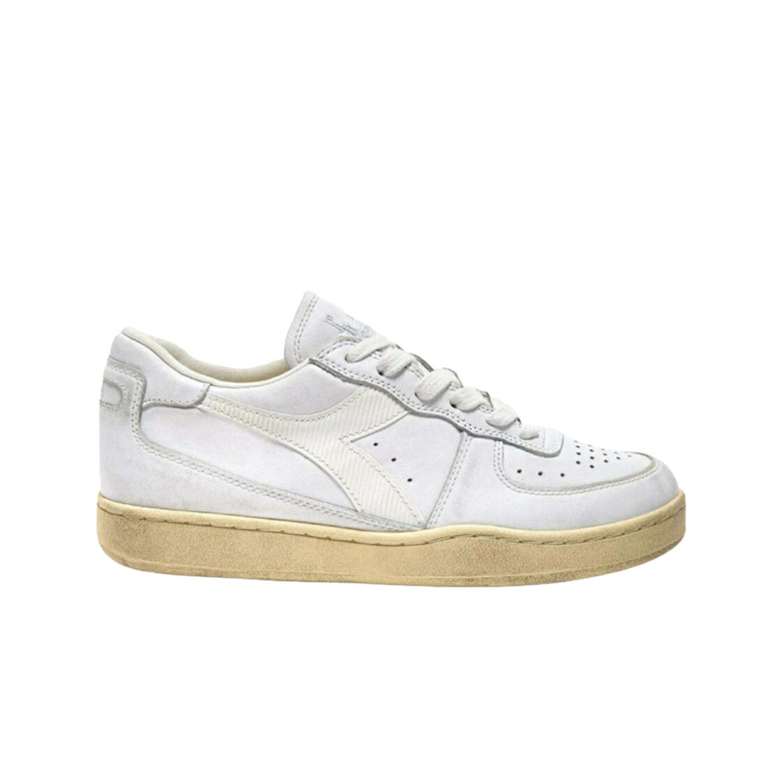 ディアドラ 白いこと 白いこと スニーカー メンズ DIADORA MI BASKET LOW USED WHITE /