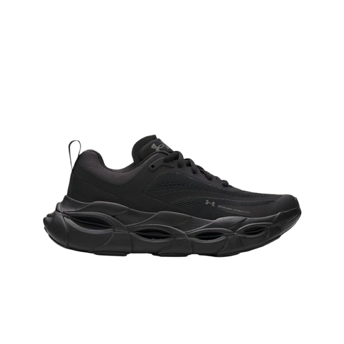 スニーカー 運動すること靴 黒いこと 黒いこと アンダーアーマー スニーカー レディース UNDER ARMOUR (W) UNDER ARMOUR UA HALO RACER RUNNING SHOES BLACK CASTLEROCK / BLACK CASTLEROCK