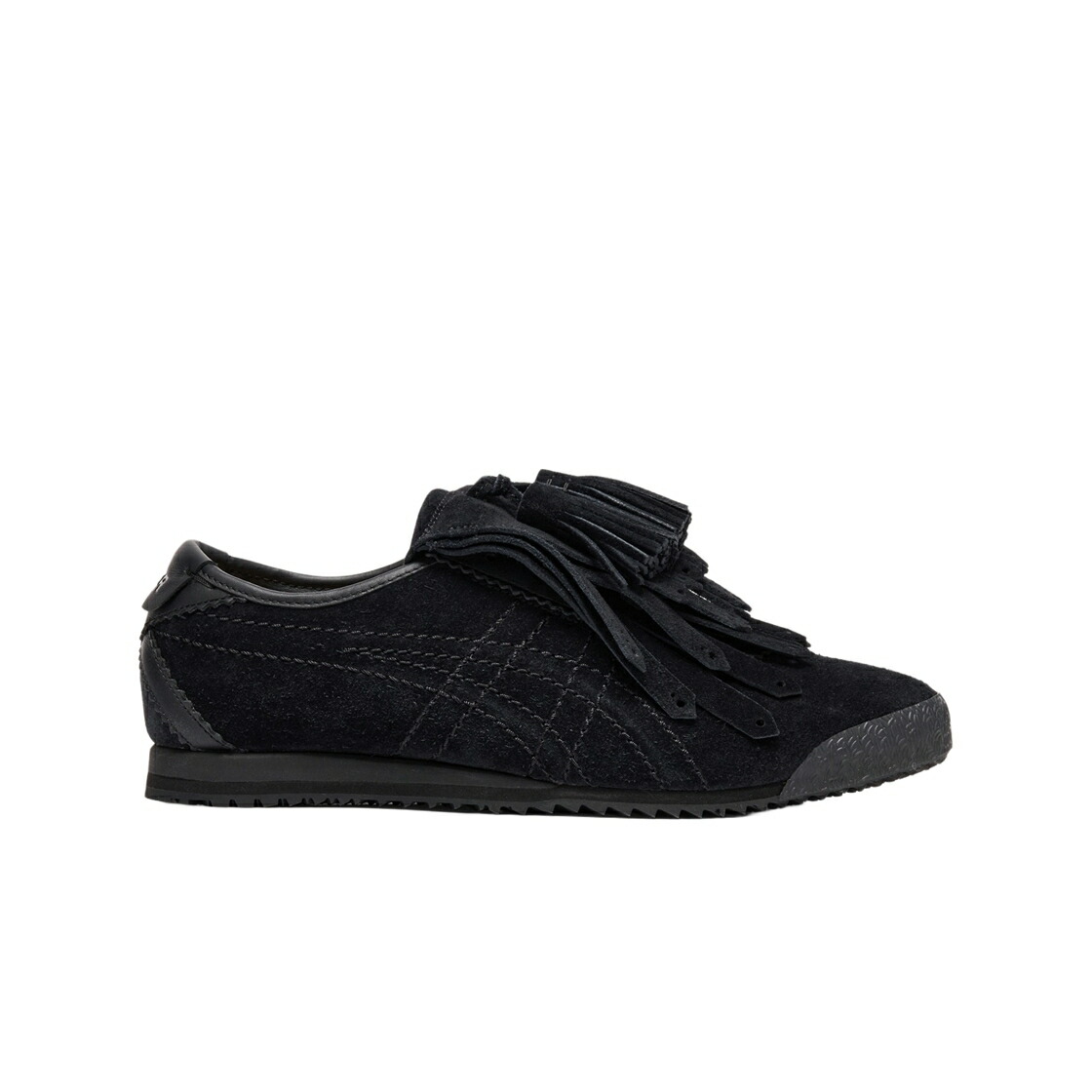 メキシコ合衆国 黒いこと 黒いこと オニツカタイガー スニーカー メンズ ONITSUKA TIGER ONITSUKA TIGER MEXICO 66 FRINGE BLACK / BLACK BLACK