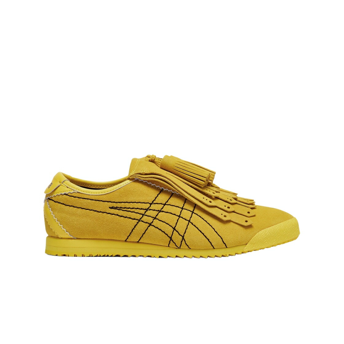 メキシコ 黄色 イエロー 黒色 ブラック オニツカタイガー スニーカー メンズ ONITSUKA TIGER ONITSUKA TIGER MEXICO 66 FRINGE YELLOW BLACK / YELLOW BLACK