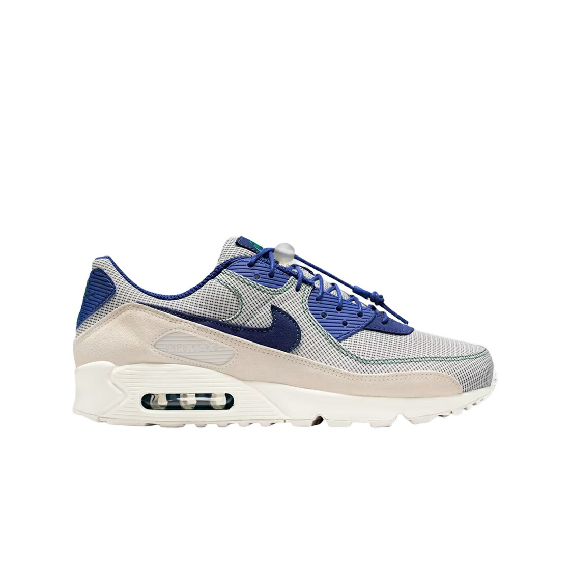 ナイキ マックス ディープ 青碧 青碧 エア湖マックス スニーカー メンズ NIKE AIR MAX 90 QS COCONUT MILK AND DEEP ROYAL BLUE / COCONUT MILK DEEP ROYAL BLUE
