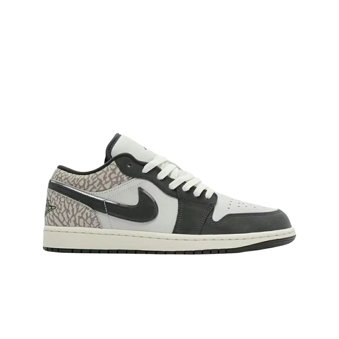 ナイキ ジョーダン ディープ 薄墨色 薄墨色 力くらべ スニーカー メンズ JORDAN 1 LOW SE SAIL DEEP PEWTER / SAIL DEEP PEWTER GAMMA GREY GAME