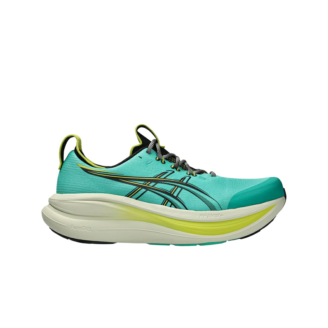 アシックス 緑 緑であること 黒いこと 黒いこと スニーカー メンズ ASICS GEL-NIMBUS 28 NATURE BATHING AURORA GREEN BLACK / AURORA GREEN BLACK