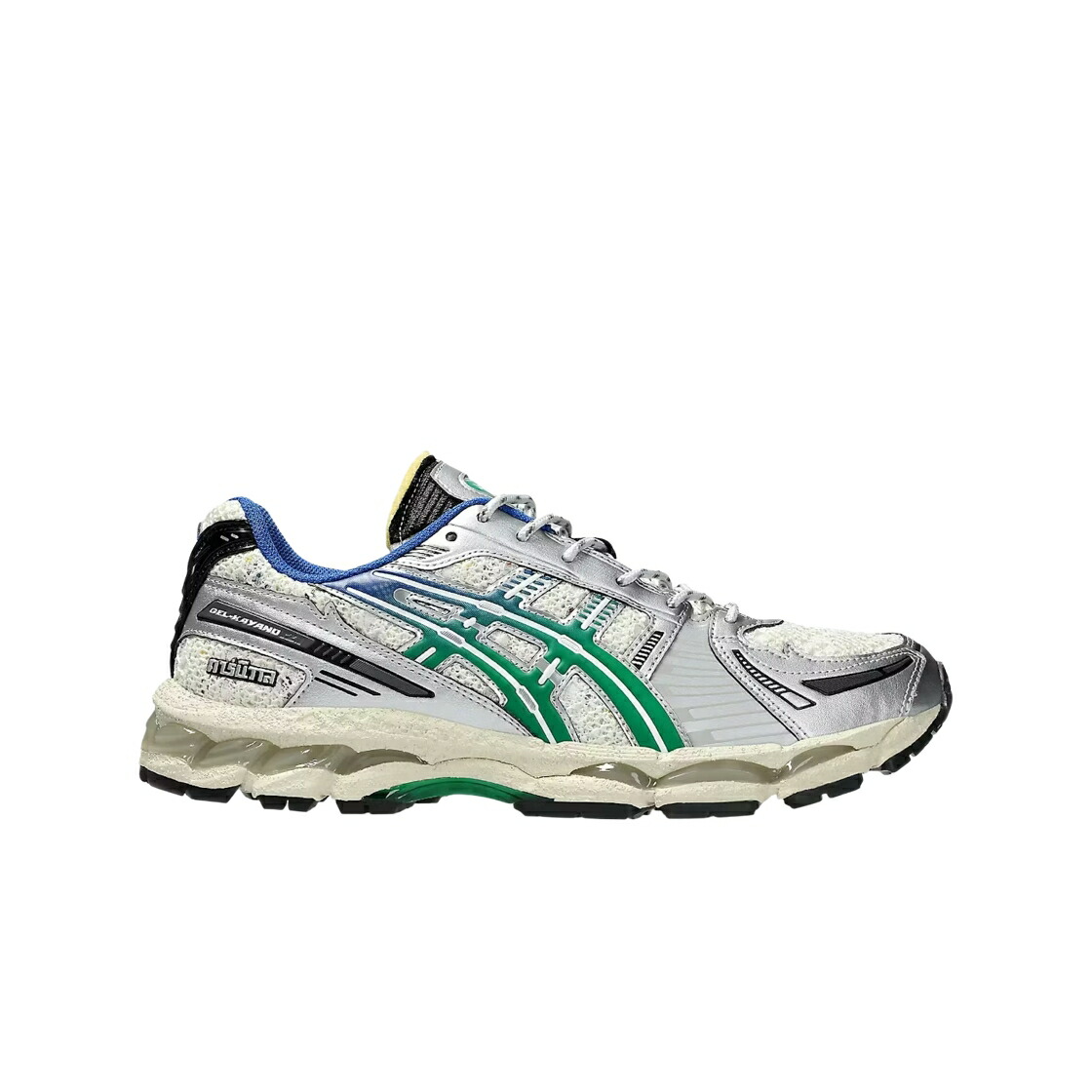 アシックス 皮膚軟化剤 緑 緑であること 12.1 スニーカー メンズ ASICS X CARNIVAL GEL-KAYANO CREAM GREEN BASIL / CREAM GREEN BASIL