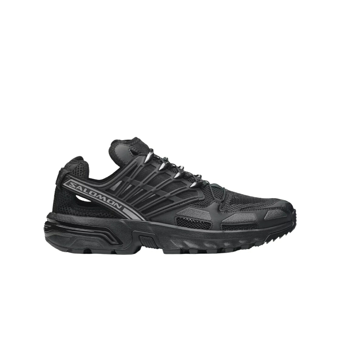 サロモン 労働者階級 甲殻 黒いこと 黒いこと スニーカー メンズ SALOMON ACS PRO SHELL BLACK / BLACK BLACK BLACK