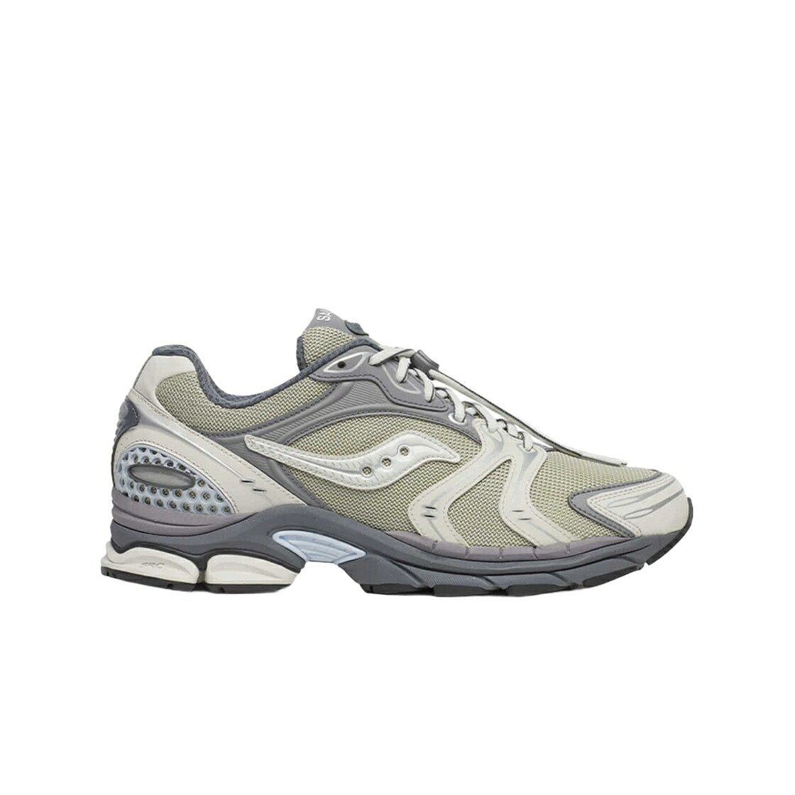 サッカニー 緑 緑であること 薄墨色 薄墨色 スニーカー メンズ SAUCONY PROGRID TRIUMPH 4 GORPCORE GREEN GREY / GREEN GREY