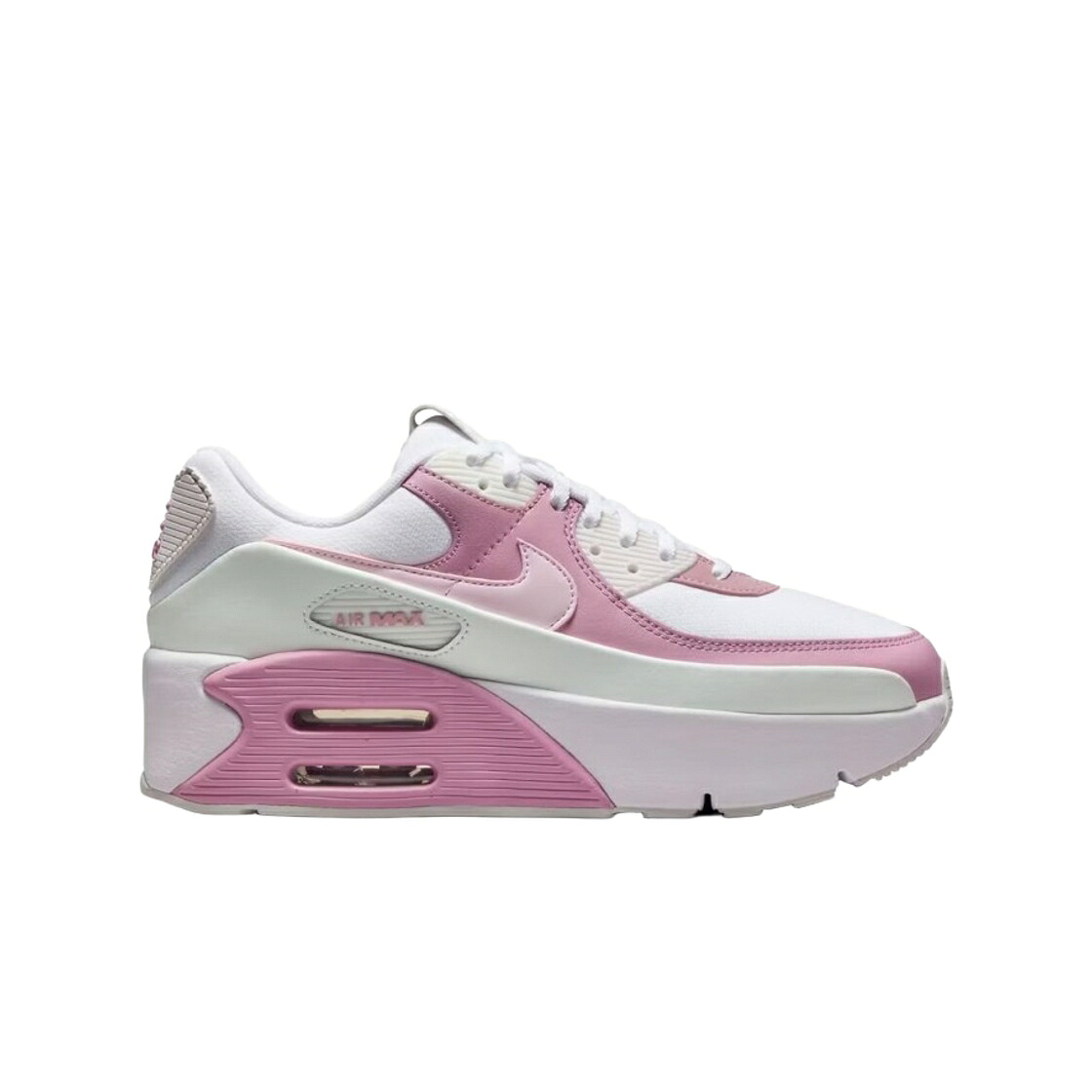 ナイキ マックス 白いこと 白いこと さくら色 エア湖マックス スニーカー レディース NIKE (W) AIR MAX 90 LV8 WHITE PINK FOAM / WHITE PINK FOAM SUMMIT WHITE