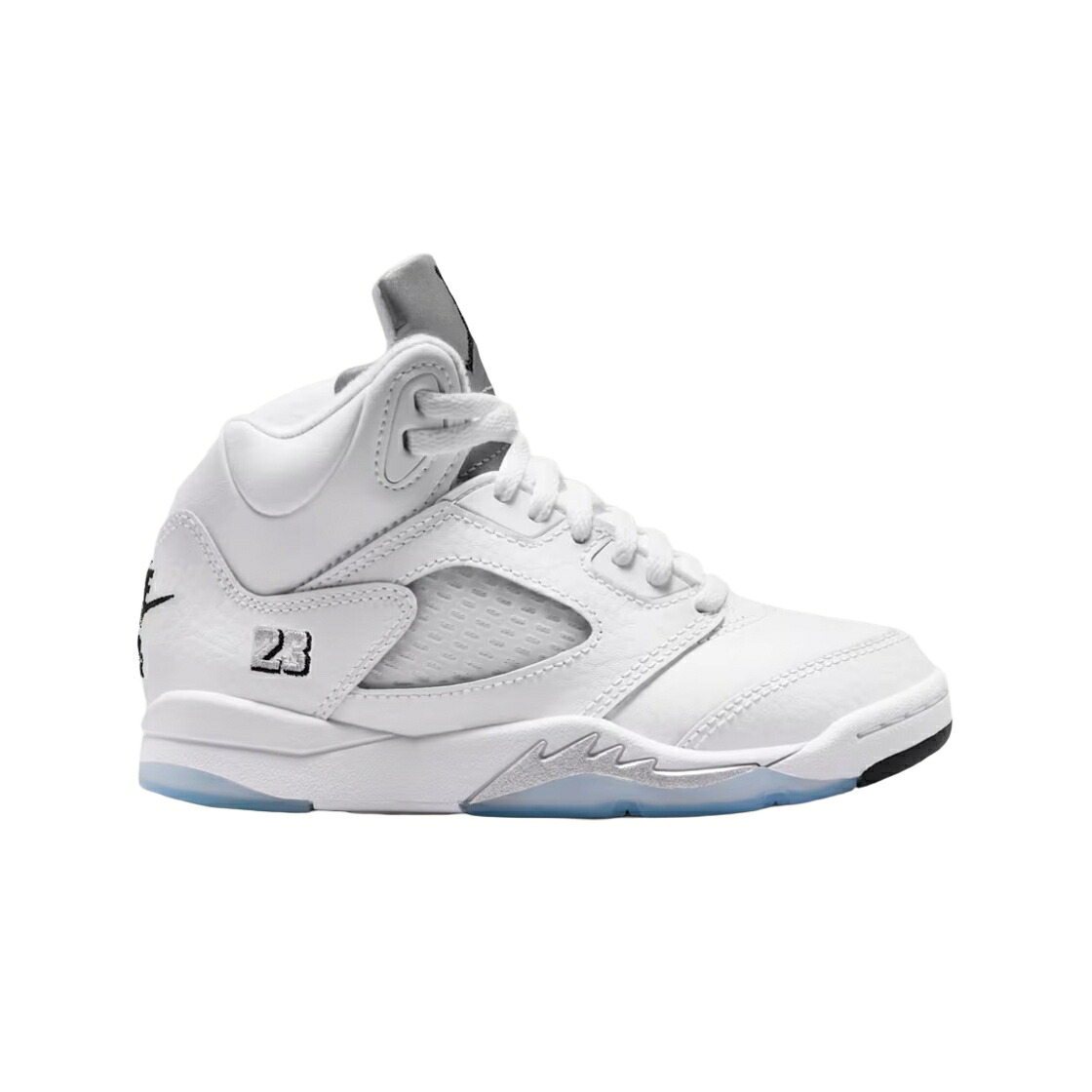 ナイキ ジョーダン 白いこと 白いこと しろがね色 しろがね色 お坊っちゃん キッズ JORDAN (なおなお書き) 5 RETRO OG WHITE AND METALLIC SILVER / WHITE METALLIC SILVER もの言う花 マタニティ スニーカー