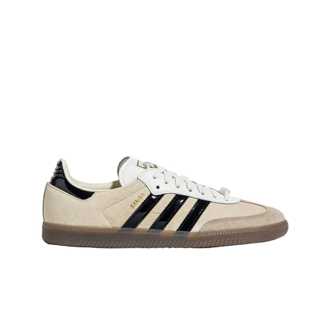 アディダス サンバ 砂色 真砂 中核グループ 黒いこと 黒いこと 白いこと 白いこと スニーカー メンズ ADIDAS SAMBA SAND STRATA CORE BLACK / SAND STRATA CORE BLACK OFF WHITE