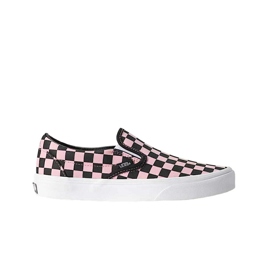 ヴァンズ バンズ 古典派音楽 スリッポン サクラ色 黒いこと 黒いこと スニーカー メンズ VANS CLASSIC SLIP-ON CHECKERBOARD PINK BLACK / PINK BLACK