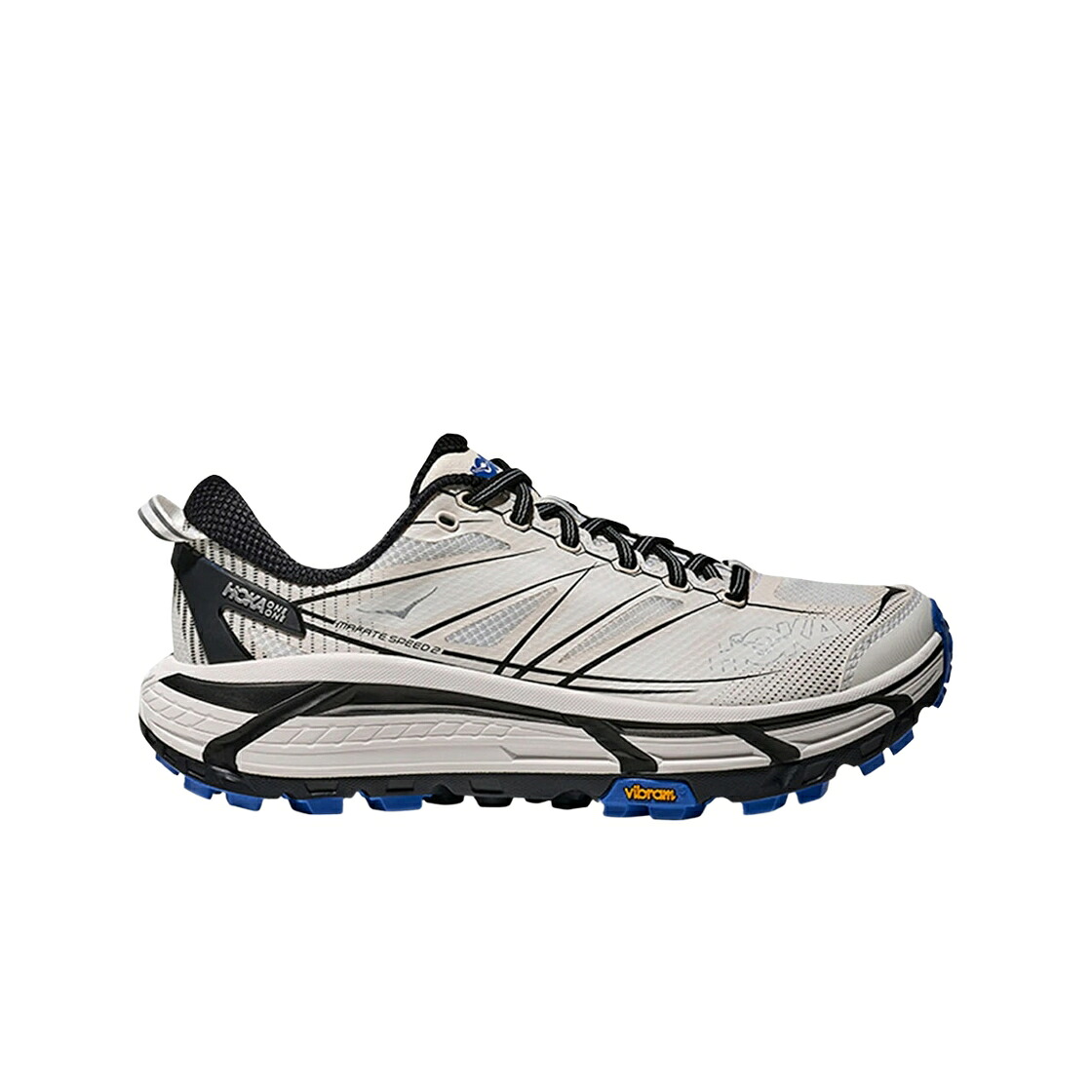 素早さ 白いこと 白いこと 青碧 青碧 スニーカー メンズ HOKA MAFATE SPEED 2 WHITE COBALT BLUE / WHITE COBALT BLUE
