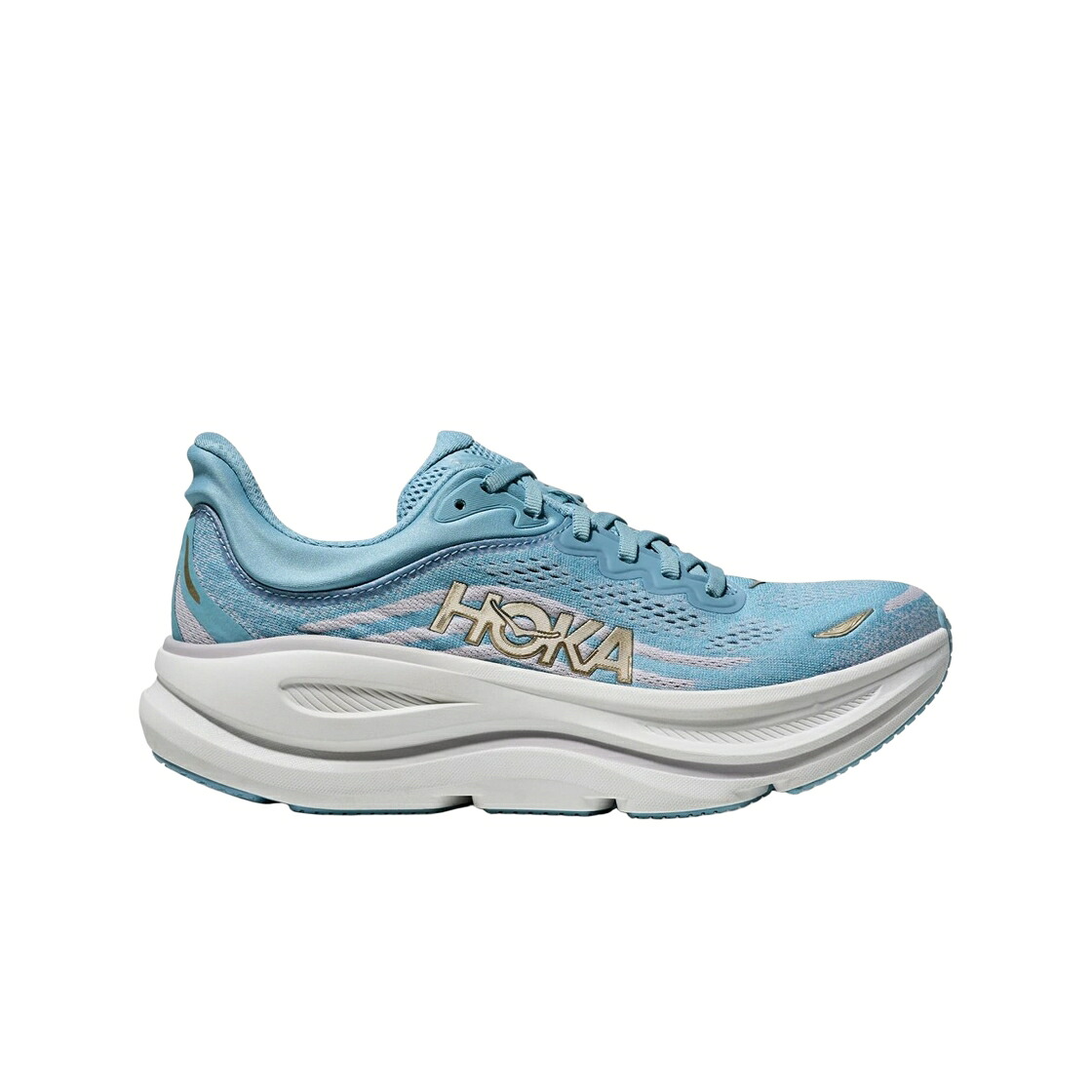 灰色 グレー スニーカー レディース HOKA (W) BONDI 9 RAINDROP ASH GREY / RAINDROP ASH GREY｜スニケス