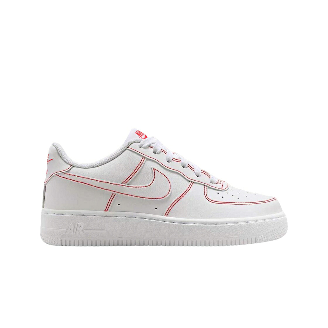 ナイキ 白いこと 白いこと 赤 赤いこと 空軍 お坊っちゃん キッズ NIKE (GS) AIR FORCE 1 LV8 WHITE UNIVERSITY RED / WHITE UNIVERSITY RED もの言う花 マタニティ スニーカー