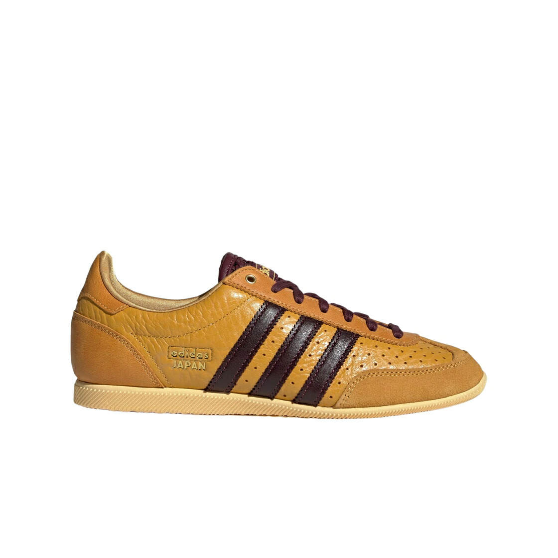 アディダス 黄味がかった 黄色 マルーン ゴールド スニーカー レディース ADIDAS (W) JAPAN PRELOVED YELLOW MAROON / PRELOVED YELLOW MAROON GOLD