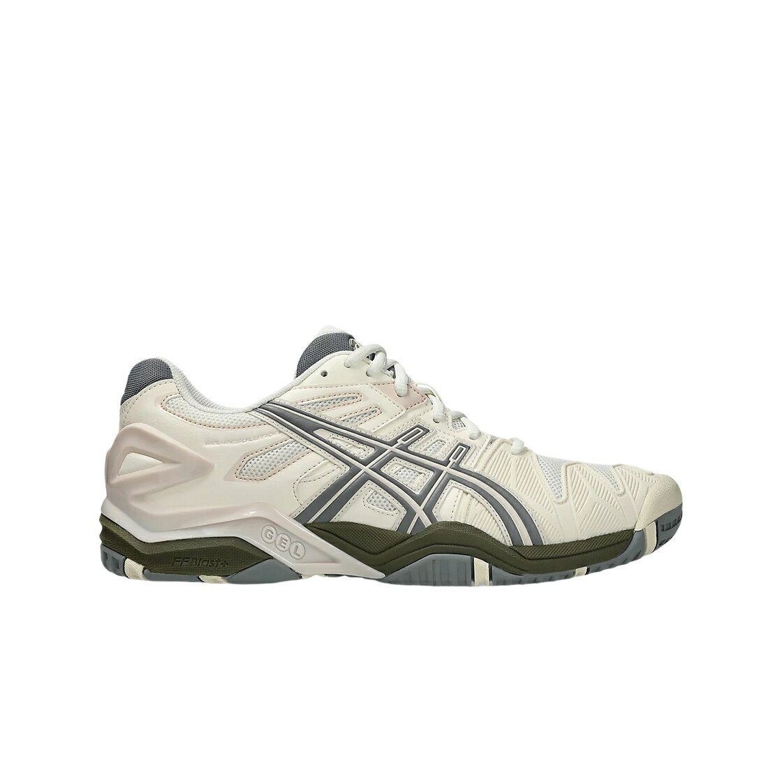 アシックス 皮膚軟化剤 薄墨色 薄墨色 スニーカー メンズ ASICS GEL-RESOLUTION 5 CREAM CLAY GREY / CREAM CLAY GREY