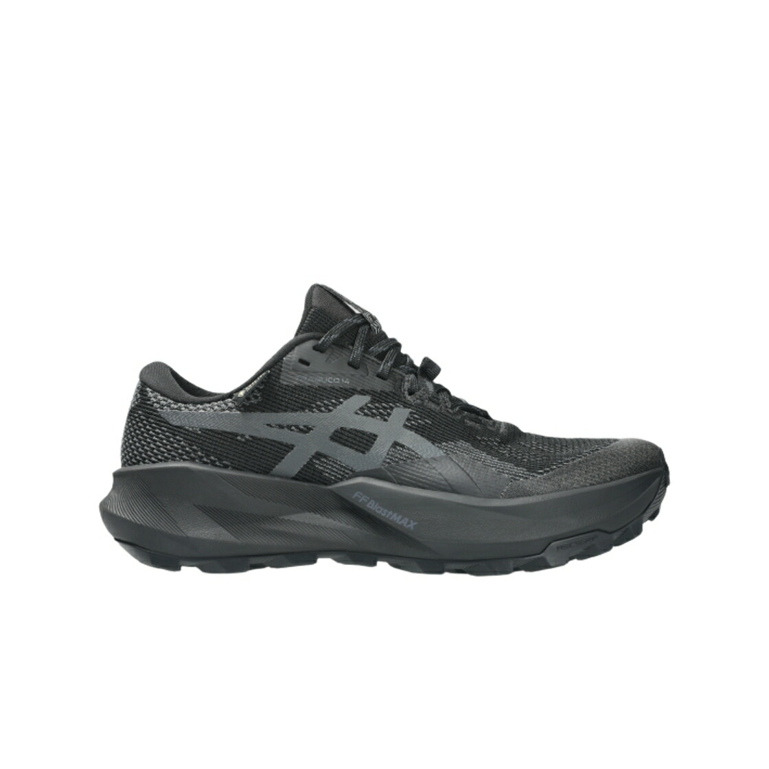 アシックス ゴアテックス 黒色 ブラック 灰色 グレー スニーカー レディース ASICS (W) TRABUCO 14 GORE-TEX BLACK GRAPHITE GREY / BLACK GRAPHITE GREY|スニケス