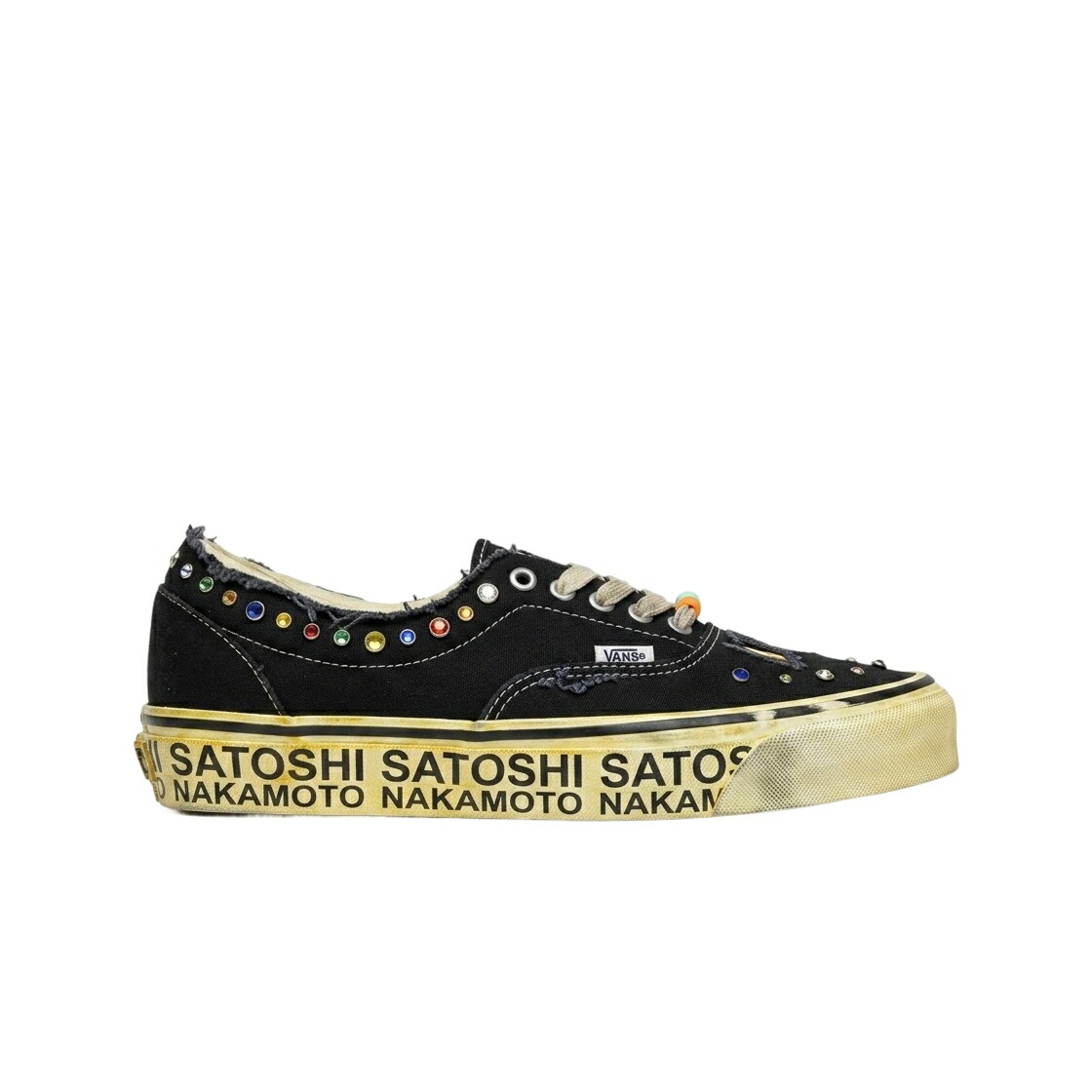 ヴァンズ バンズ 黒いこと 黒いこと スニーカー メンズ VANS X SATOSHI NAKAMOTO OTW ERA 95 GEMS BLACK /