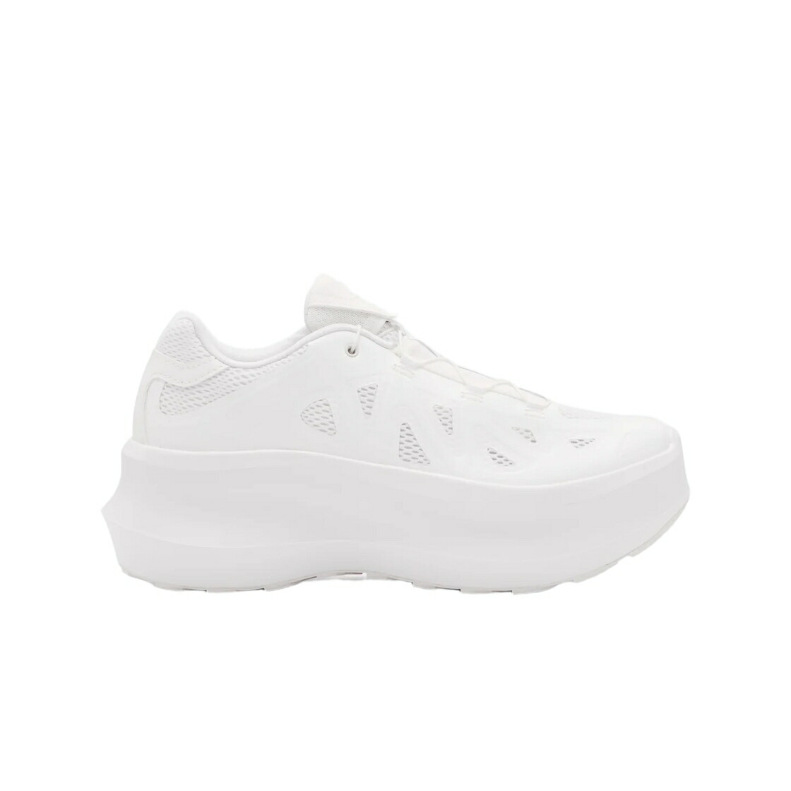 サロモン 白いこと 白いこと コムデ給仕 スニーカー メンズ SALOMON X COMME DES GARCONS XT-WHISPER VOID PLATFORM WHITE /