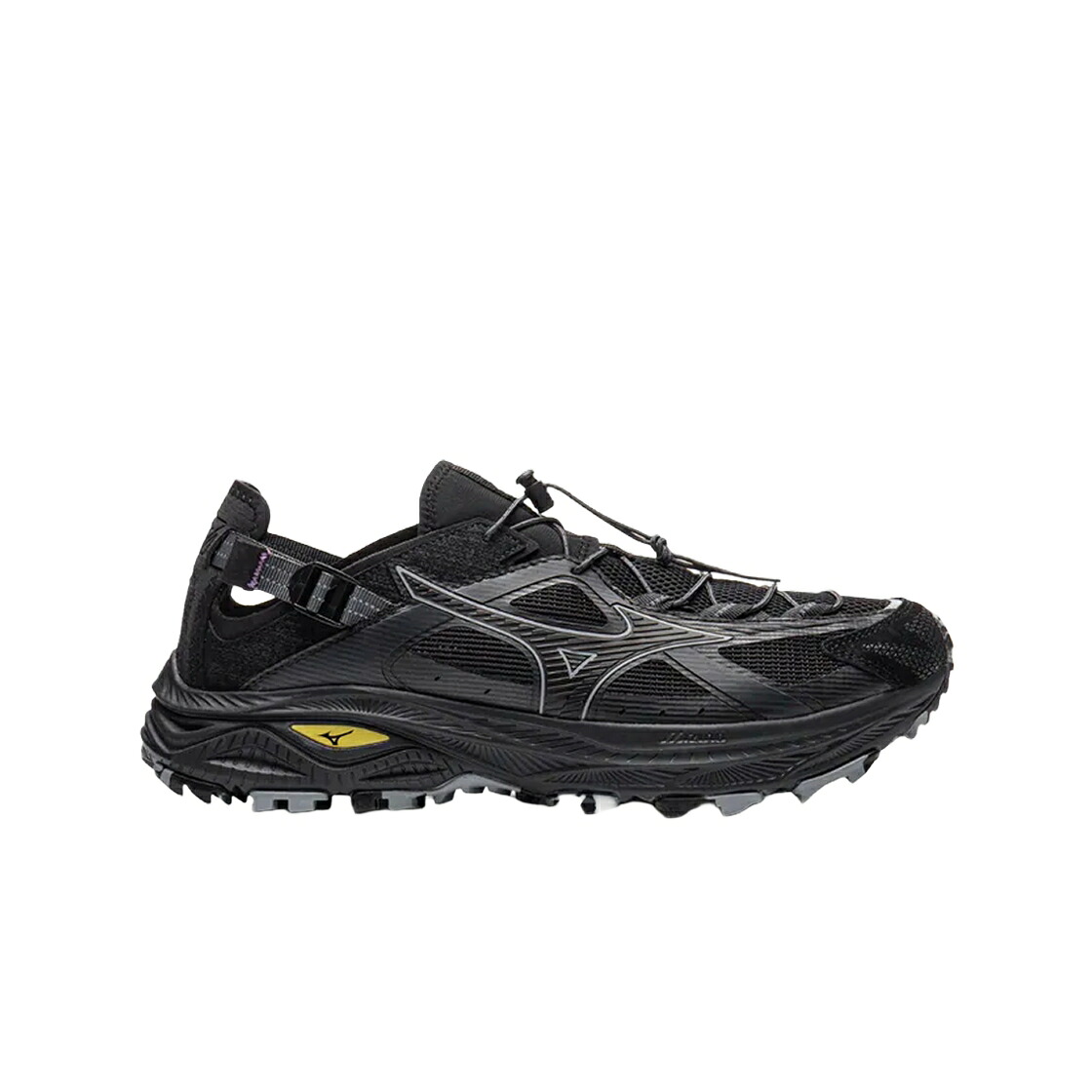 ミズノ 黒いこと 黒いこと スニーカー メンズ MIZUNO RACER TRAIL SE V2 BLACK /