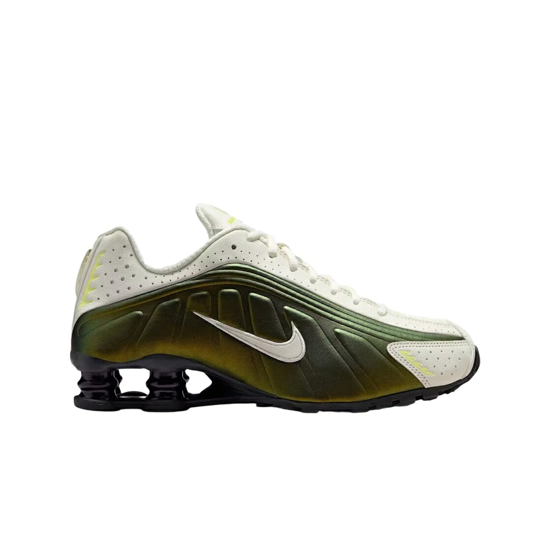 ナイキ ショックス スニーカー レディース NIKE (W) SHOX R4 SAIL OFF NOIR / SAIL OFF NOIR LIGHT LEMON TWIST