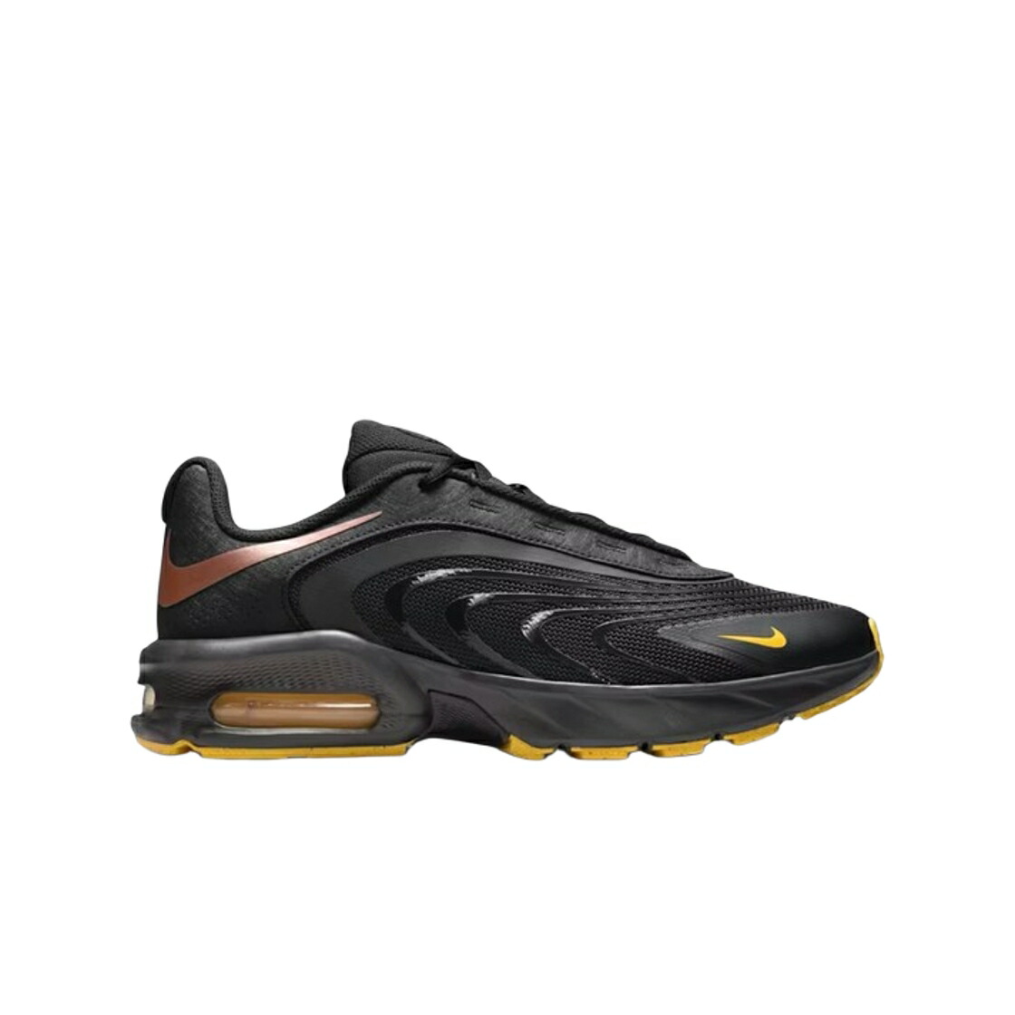 ナイキ マックス 火の手 黒いこと 黒いこと さくら色 ゴールド レーザ エア湖マックス スニーカー メンズ NIKE AIR MAX FIRE BLACK METALLIC ROSE GOLD / BLACK METALLIC ROSE GOLD LASER
