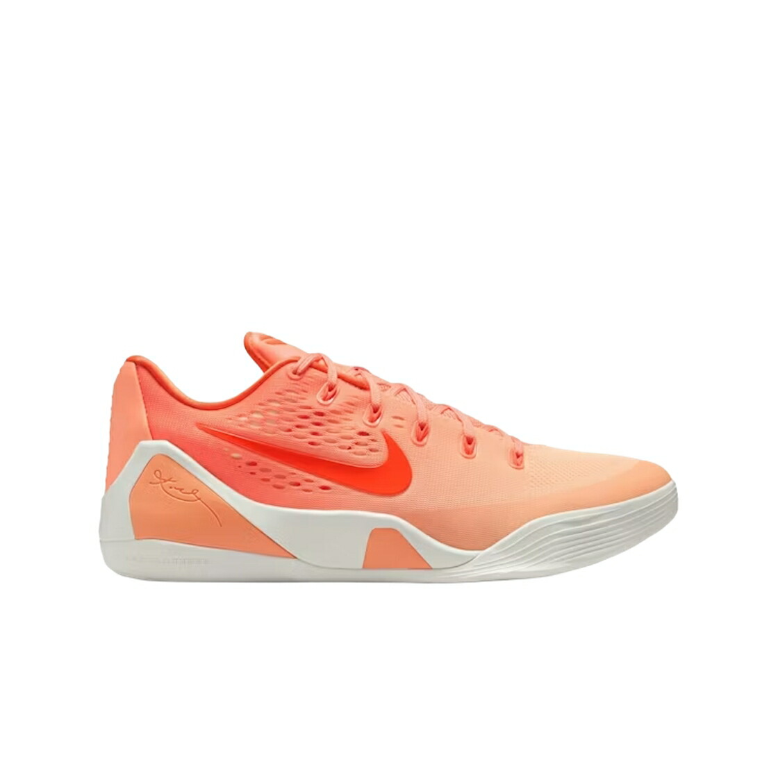 ナイキ コービー 橙 オレンジ色 スニーカー メンズ NIKE KOBE 9 EM LOW ORANGE FROST ICE PEACH / ORANGE FROST ICE PEACH BRILLIANT
