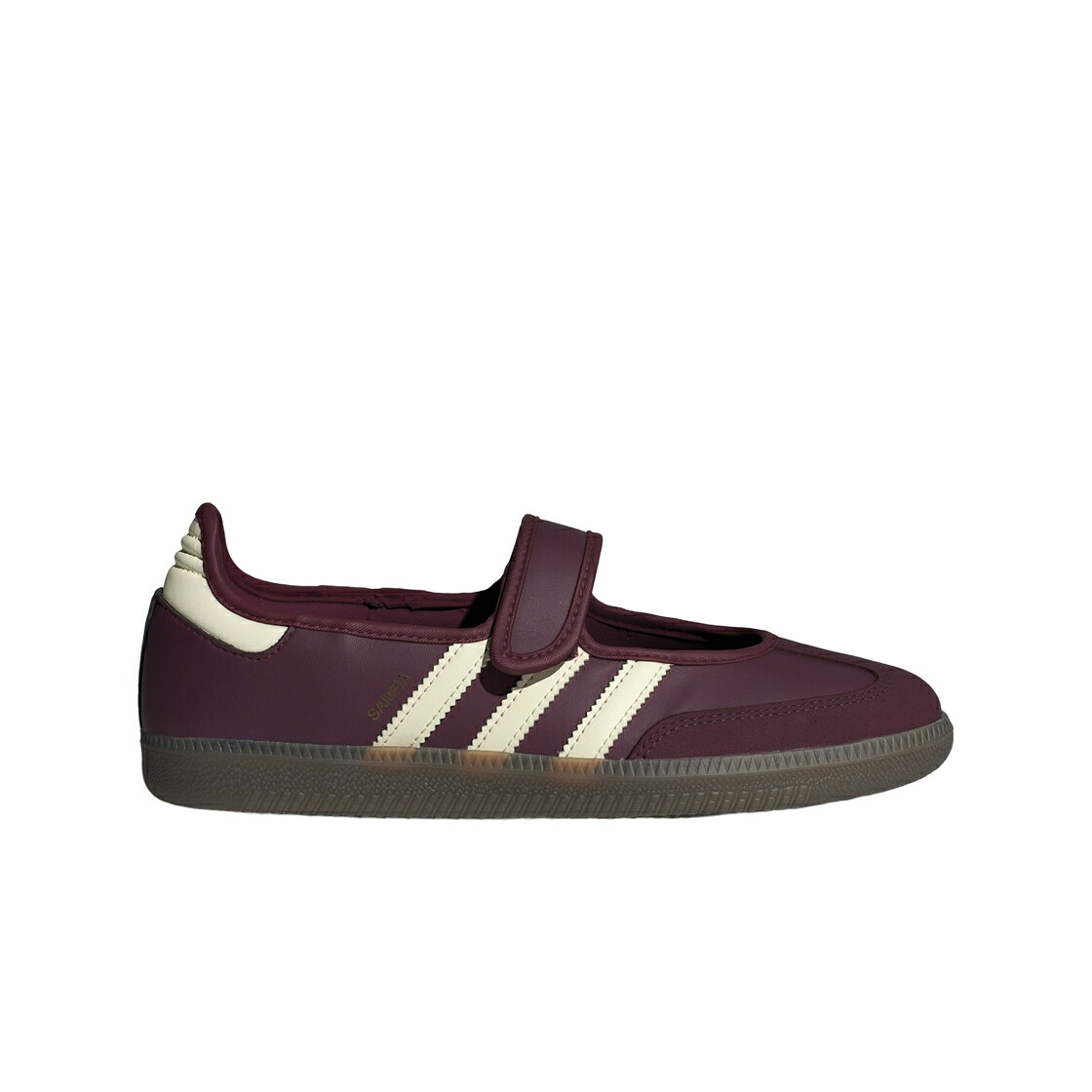 アディダス サンバ マルーン 皮膚軟化剤 白いこと 白いこと ゴールド スニーカー レディース ADIDAS (W) SAMBA JANE MAROON CREAM WHITE / MAROON CREAM WHITE GOLD METALLIC