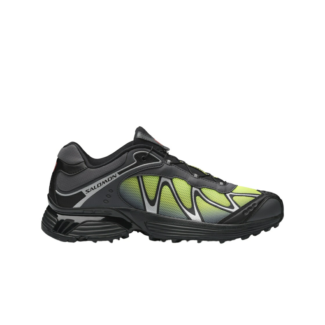 サロモン 黒いこと 黒いこと 菩提樹 スニーカー メンズ SALOMON XT-WHISPER BLACK ASPHALT / BLACK ASPHALT ACID LIME